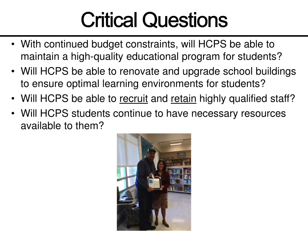 critical questions