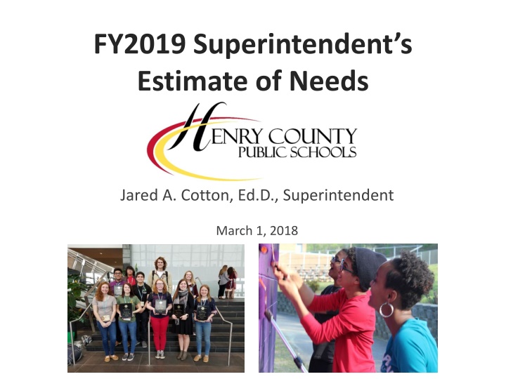 fy2019 superintendent s estimate of needs