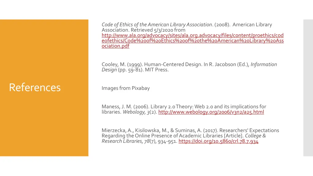 code of ethics of the american library
