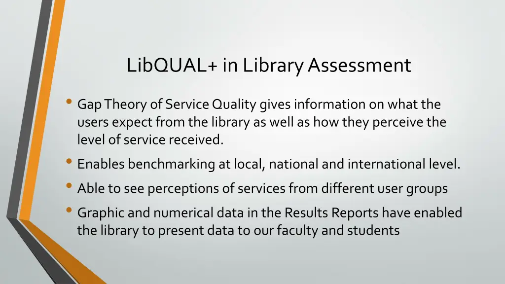libqual in library assessment
