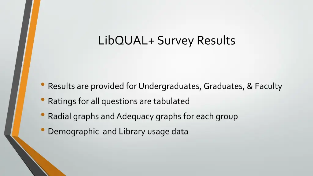 libqual survey results