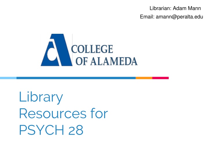 librarian adam mann email amann@peralta edu