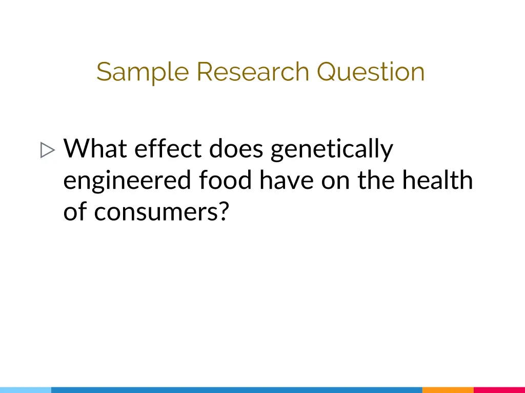 sample research question