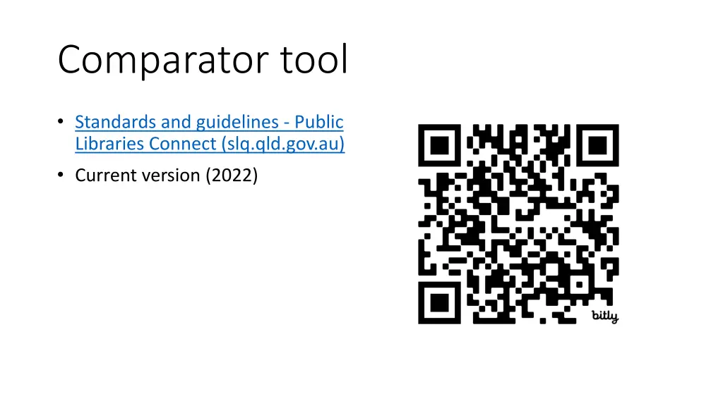 comparator tool