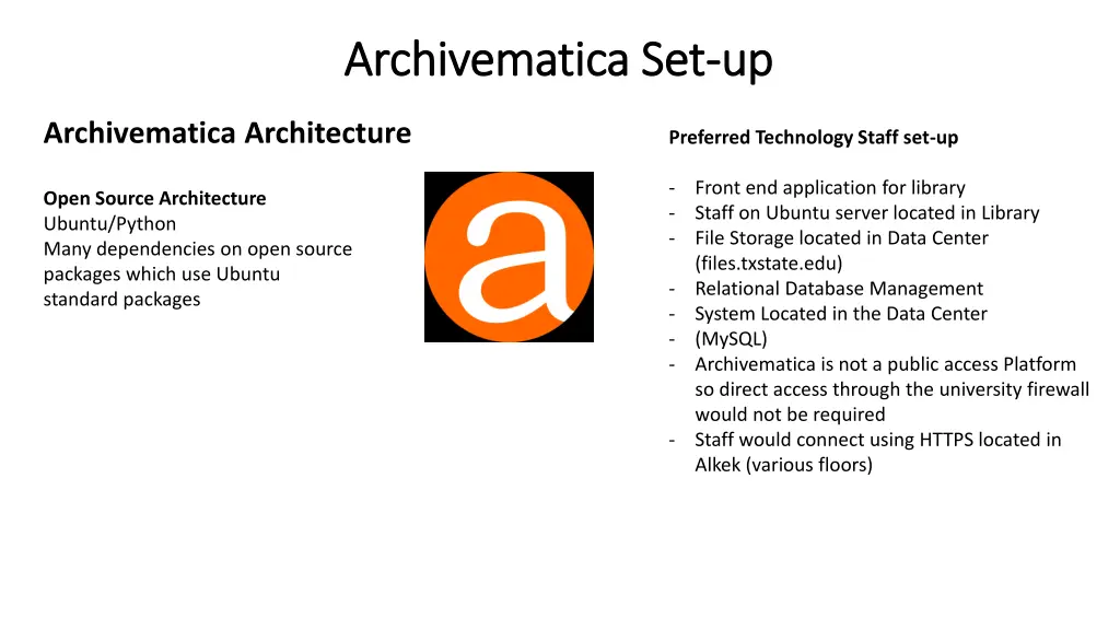 archivematica archivematica set