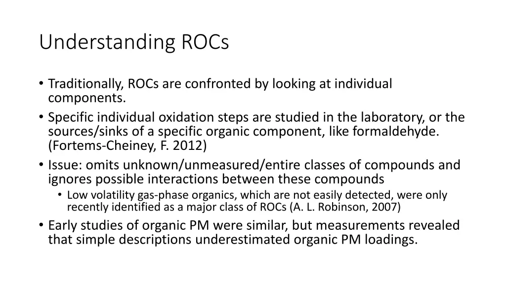 understanding rocs