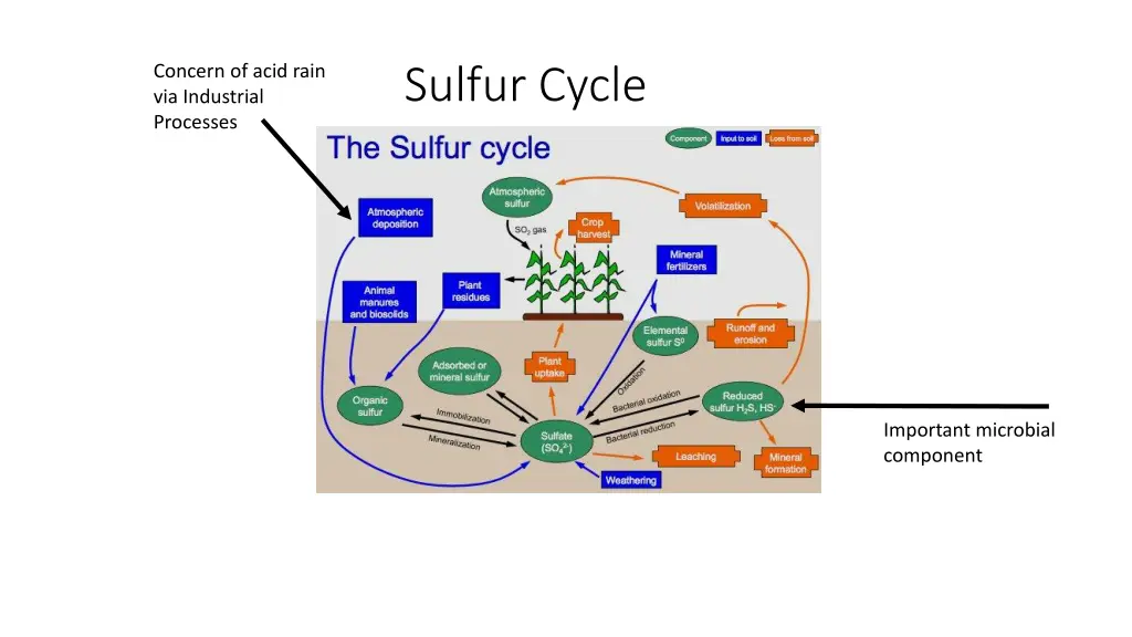 concern of acid rain via industrial processes