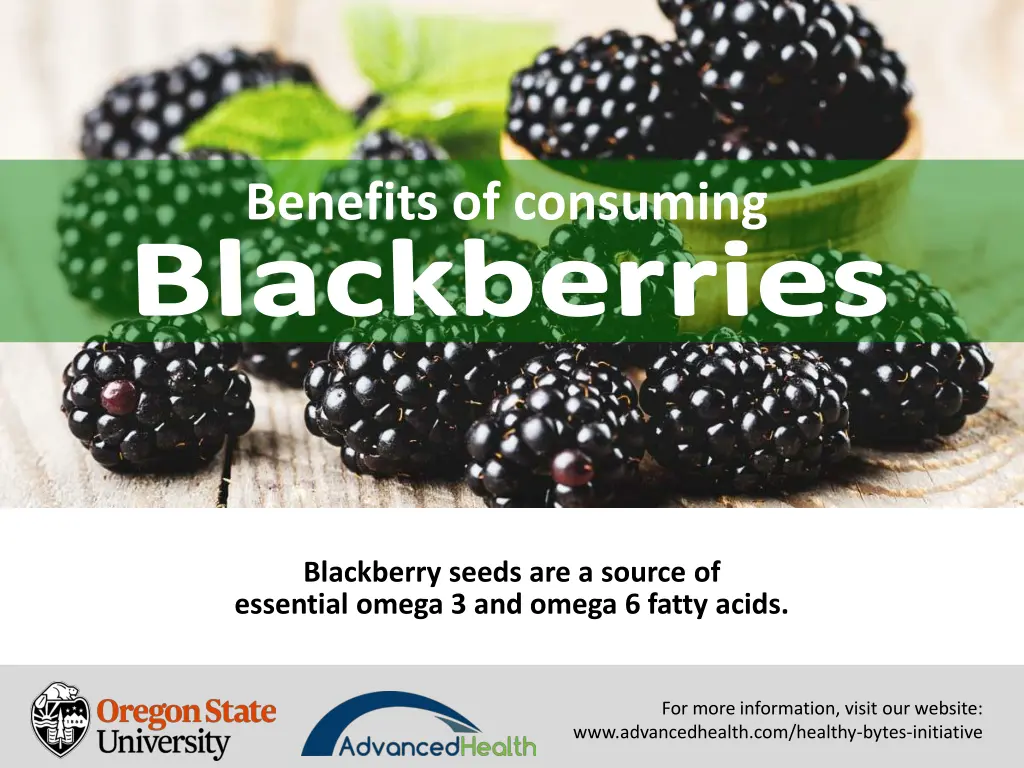 benefits of consuming 3