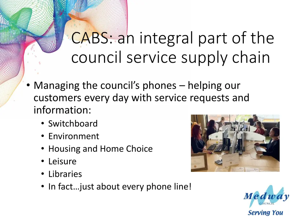 cabs an integral part of the council service