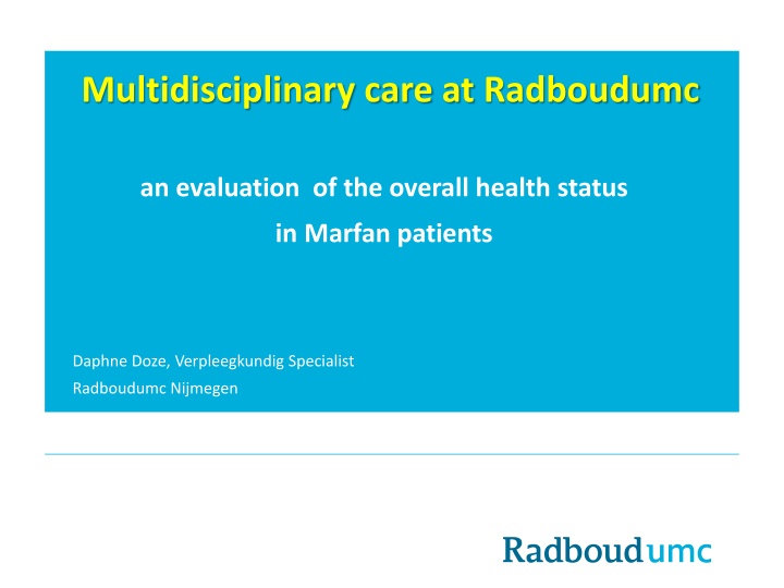 multidisciplinary care at radboudumc