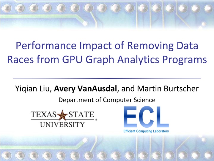 performance impact of removing data races from