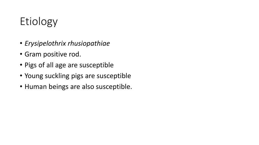 etiology