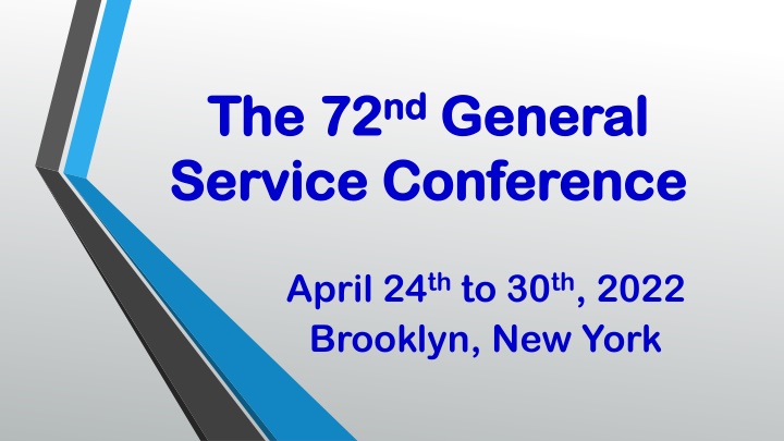 the 72 the 72 nd service conference service
