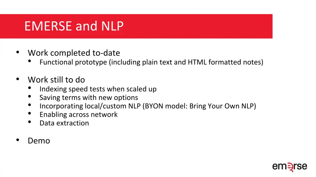 emerse and nlp 3