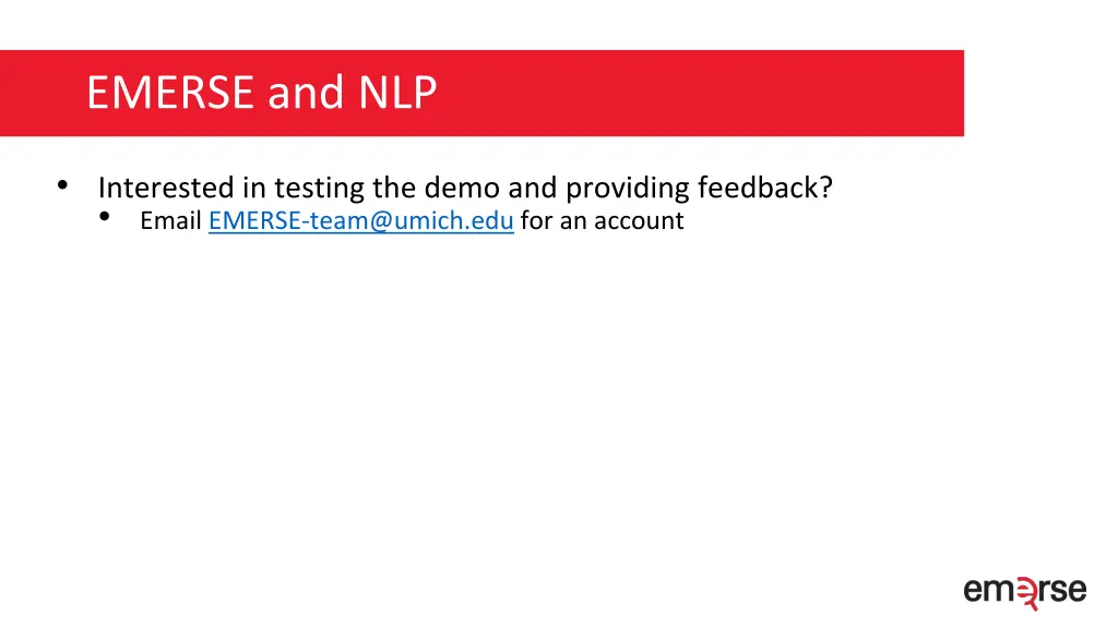 emerse and nlp 4