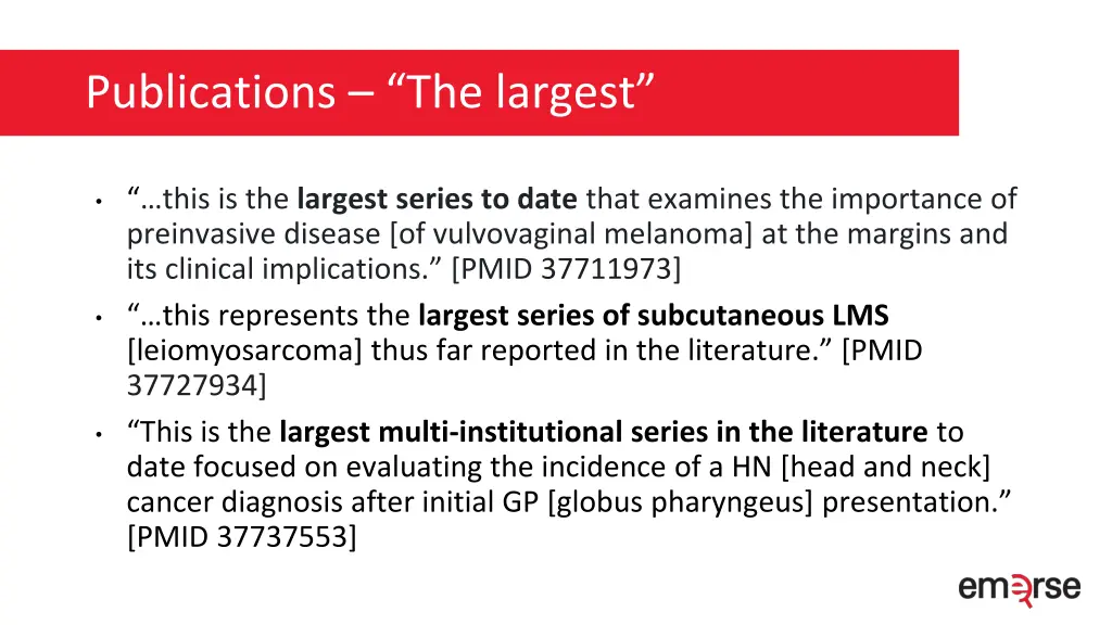 publications the largest