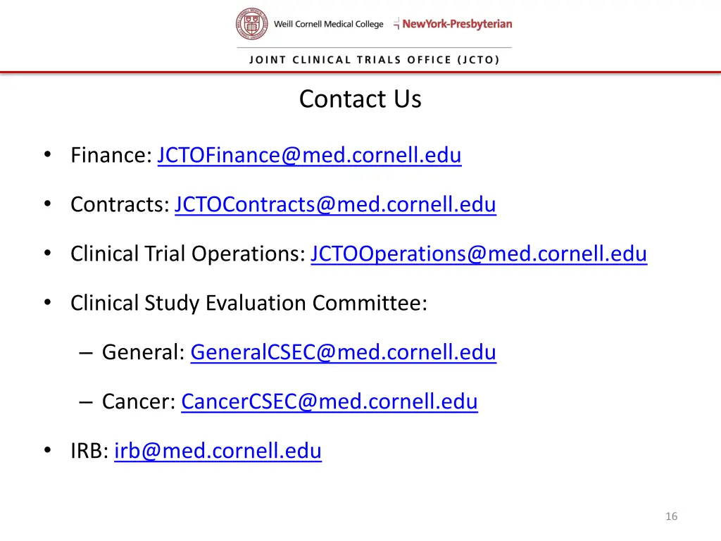 contact us