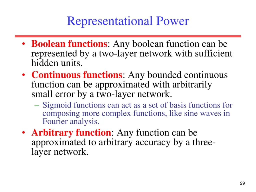 representational power