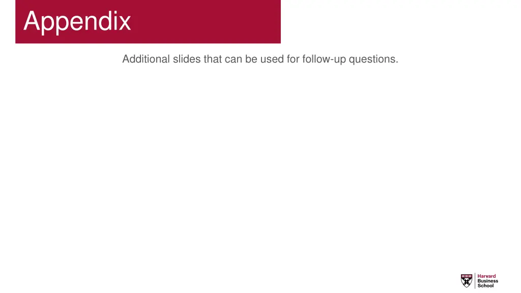 appendix