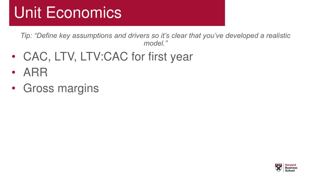 unit economics