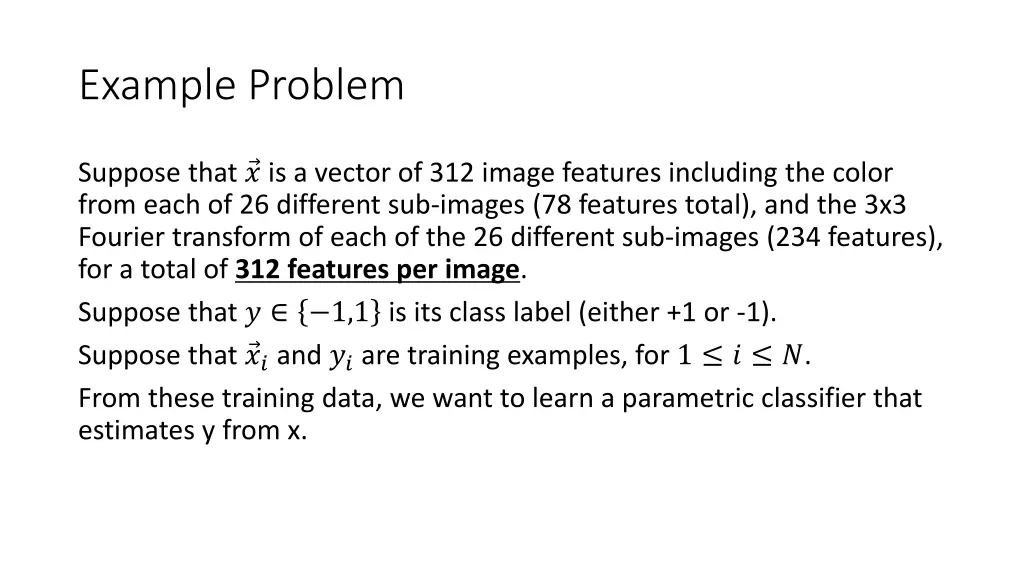 example problem