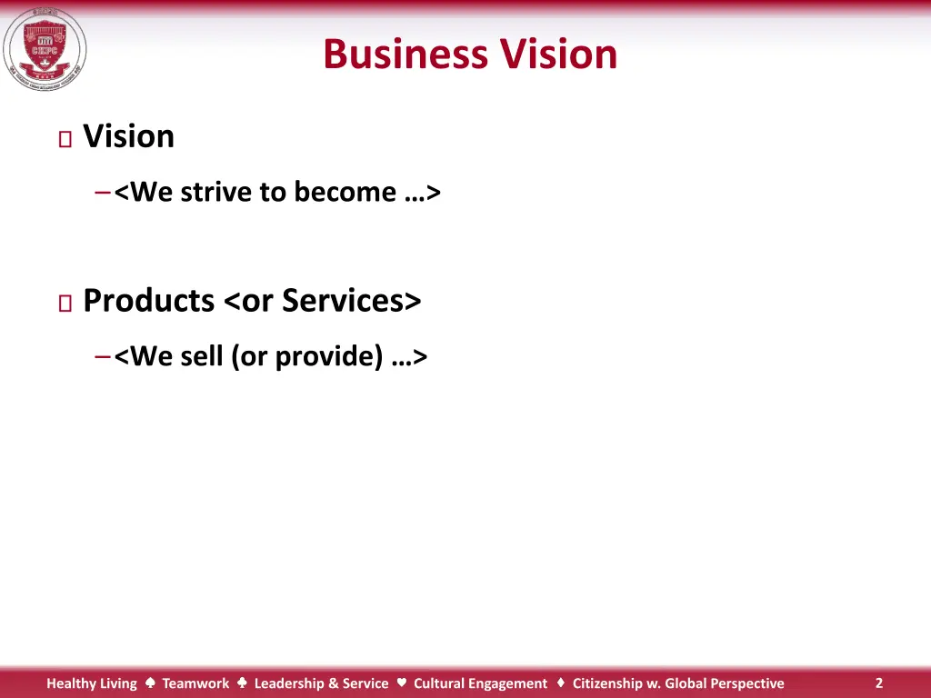 business vision