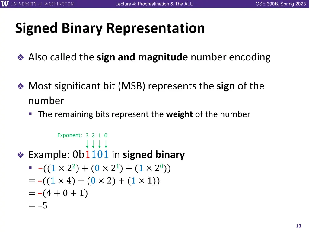 lecture 4 procrastination the alu 11