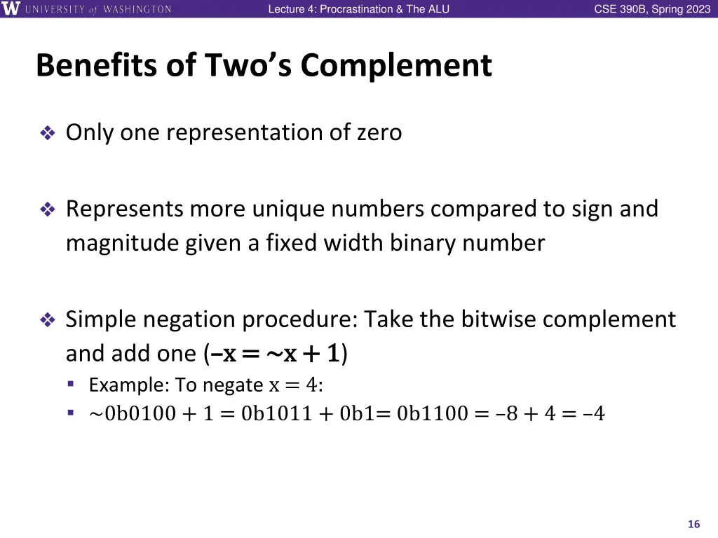 lecture 4 procrastination the alu 14