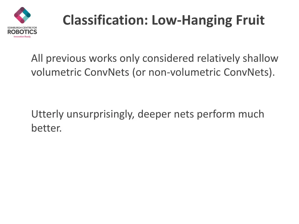 classification low hanging fruit 1