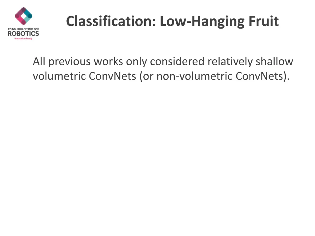 classification low hanging fruit