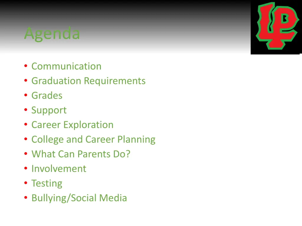 agenda