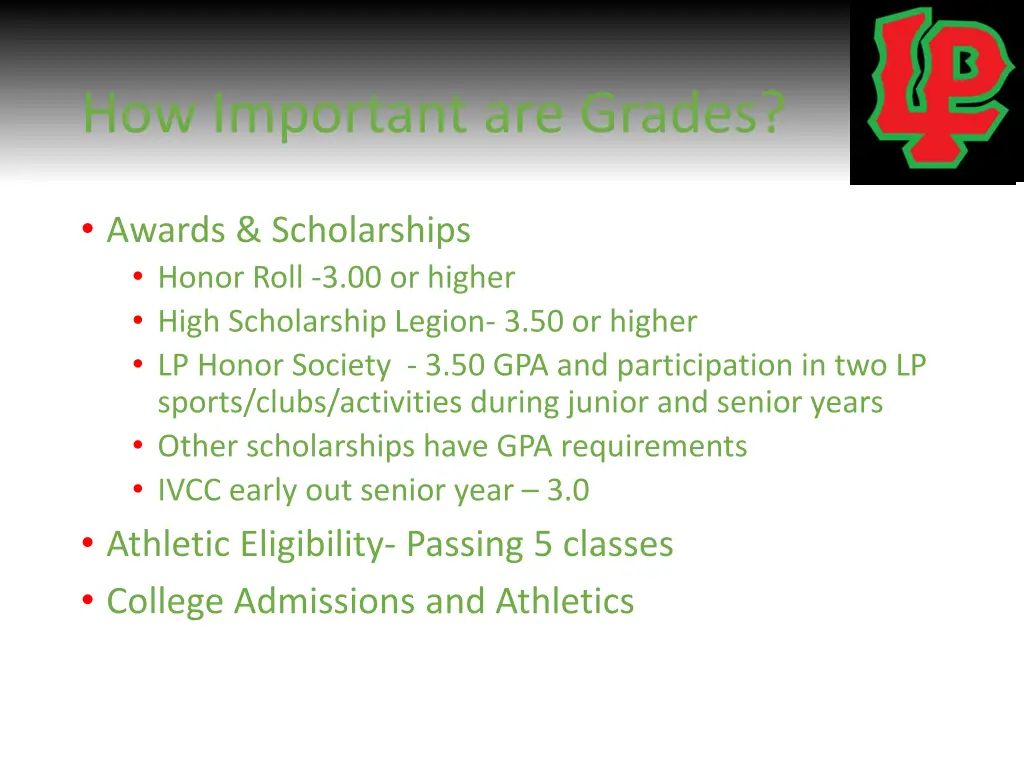 how important are grades
