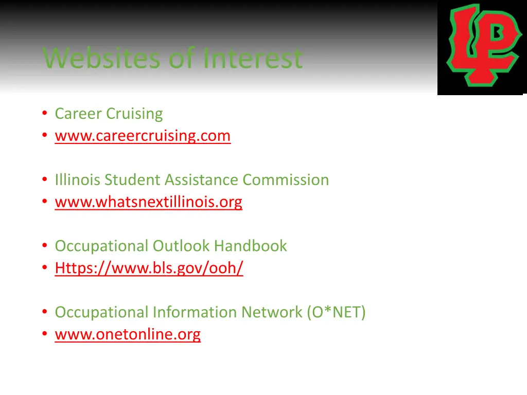 websites of interest