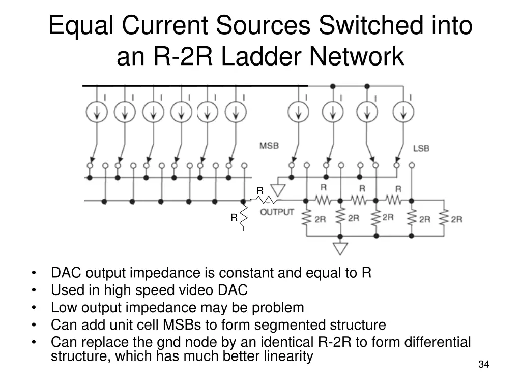 equal current sources switched into