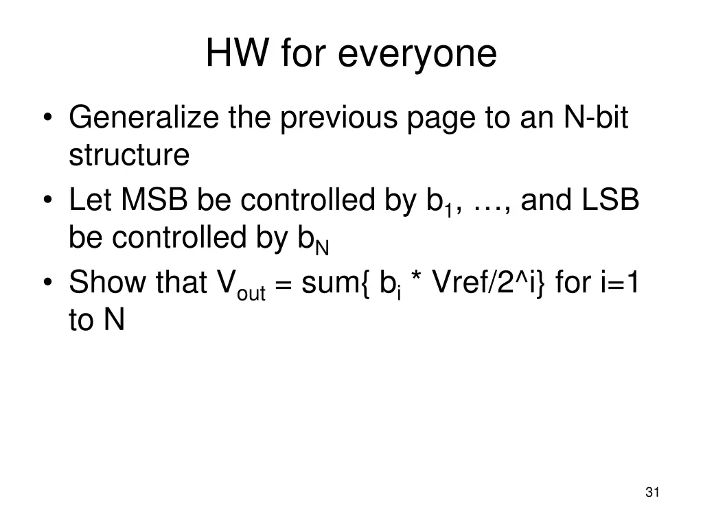 hw for everyone 1