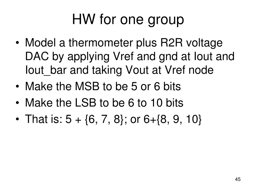 hw for one group 3