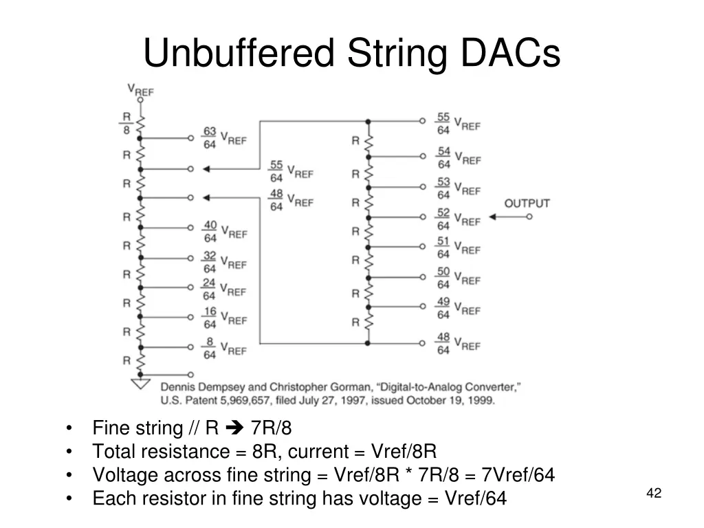 unbuffered string dacs