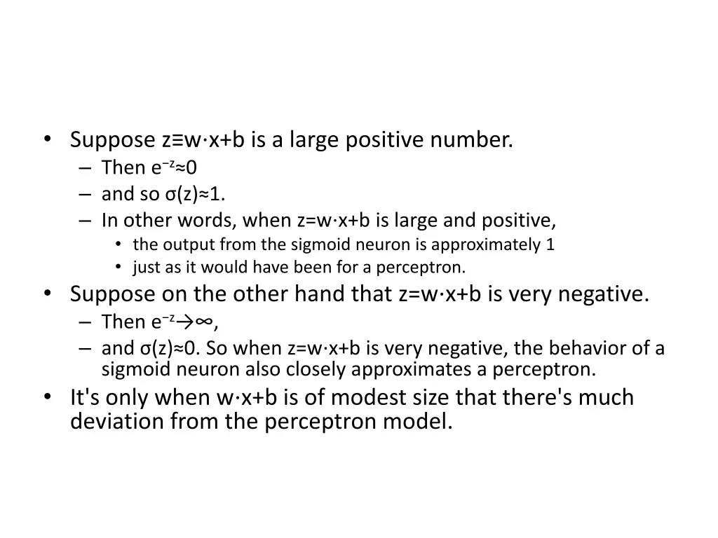 suppose z w x b is a large positive number then