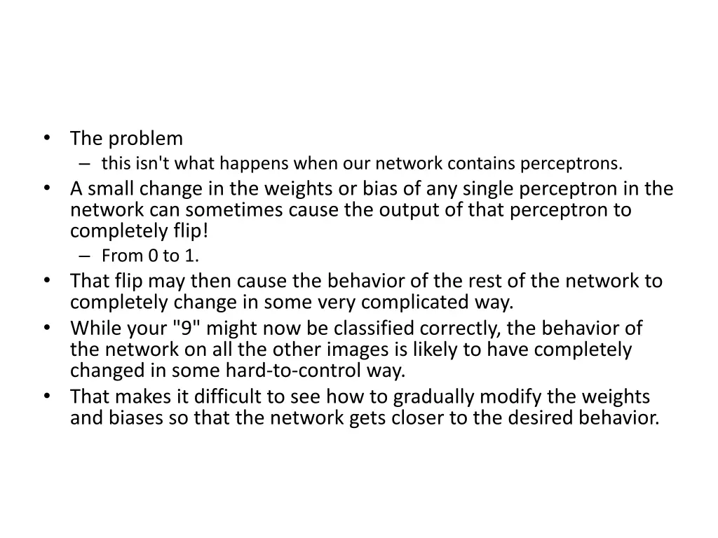the problem this isn t what happens when