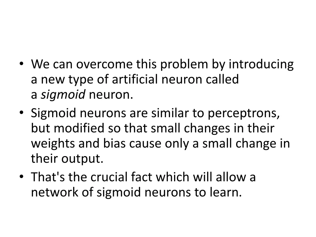 we can overcome this problem by introducing