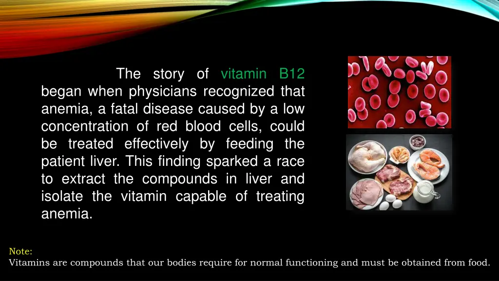 the story of vitamin b12 began when physicians