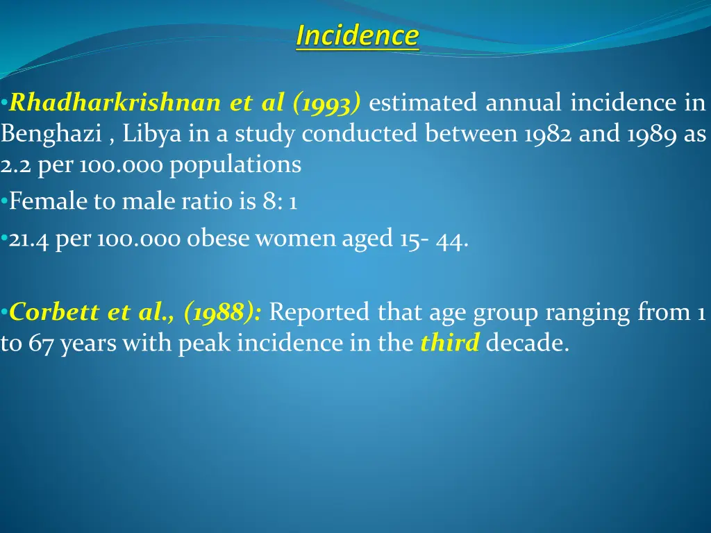 rhadharkrishnan et al 1993 estimated annual