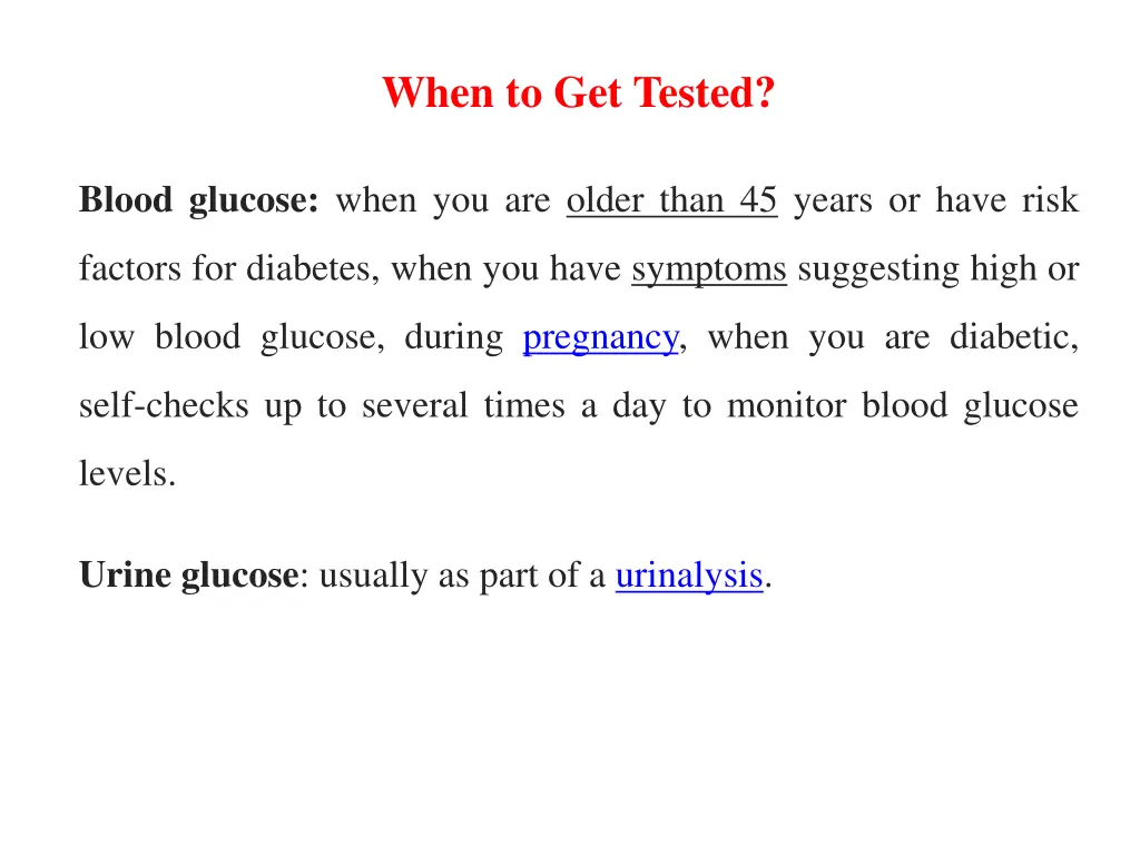 when to get tested