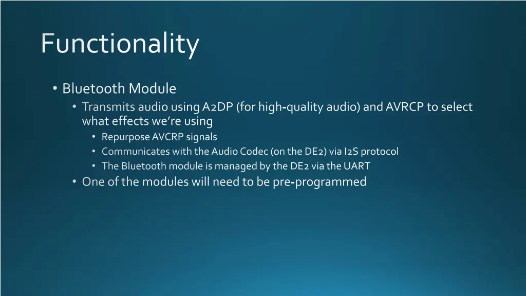 functionality 3