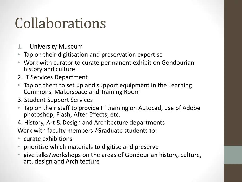 collaborations
