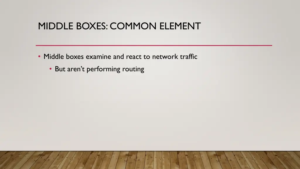 middle boxes common element