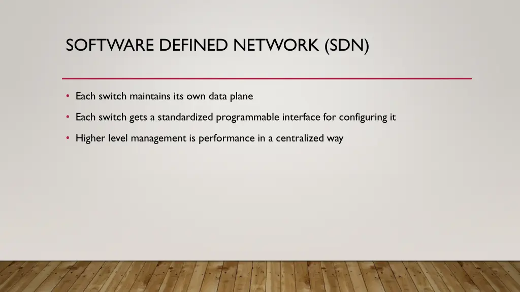 software defined network sdn