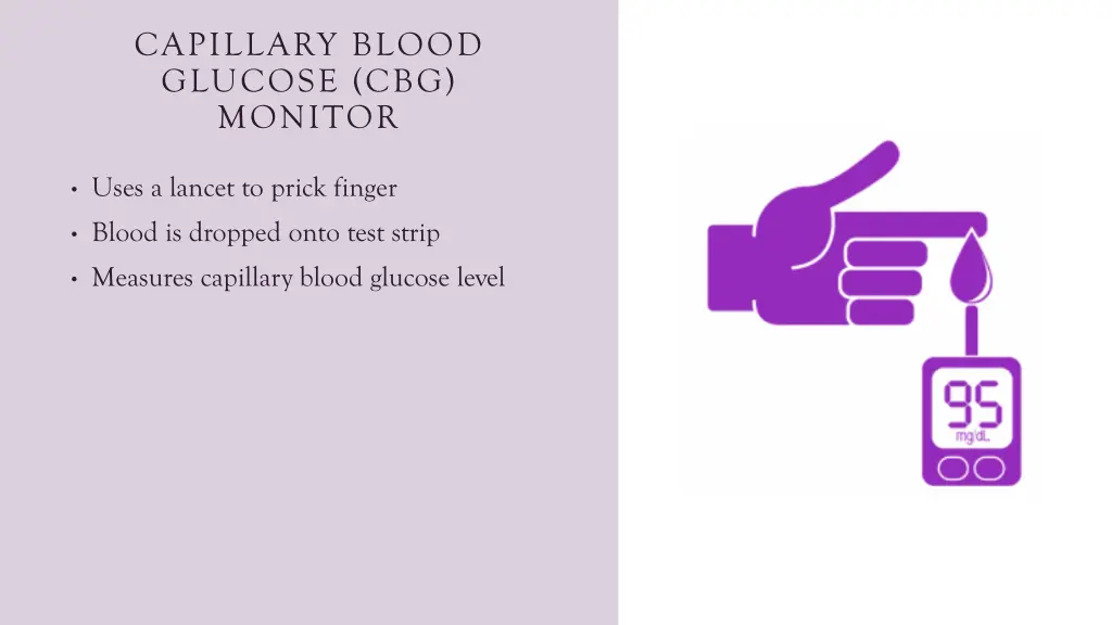 capillary blood glucose cbg monitor