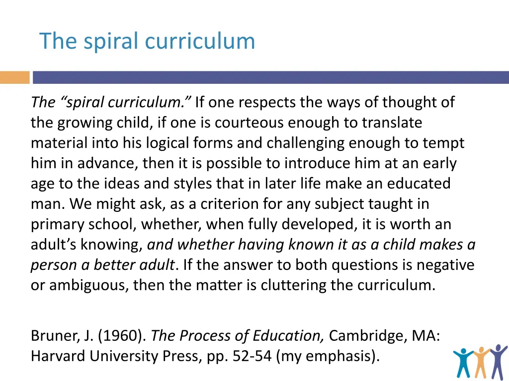 the spiral curriculum