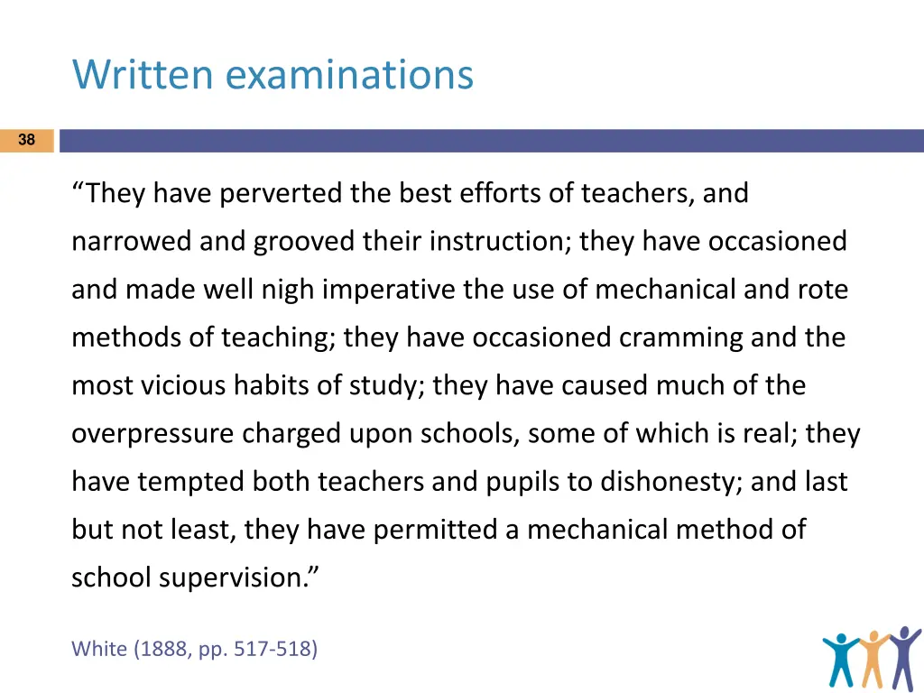 written examinations